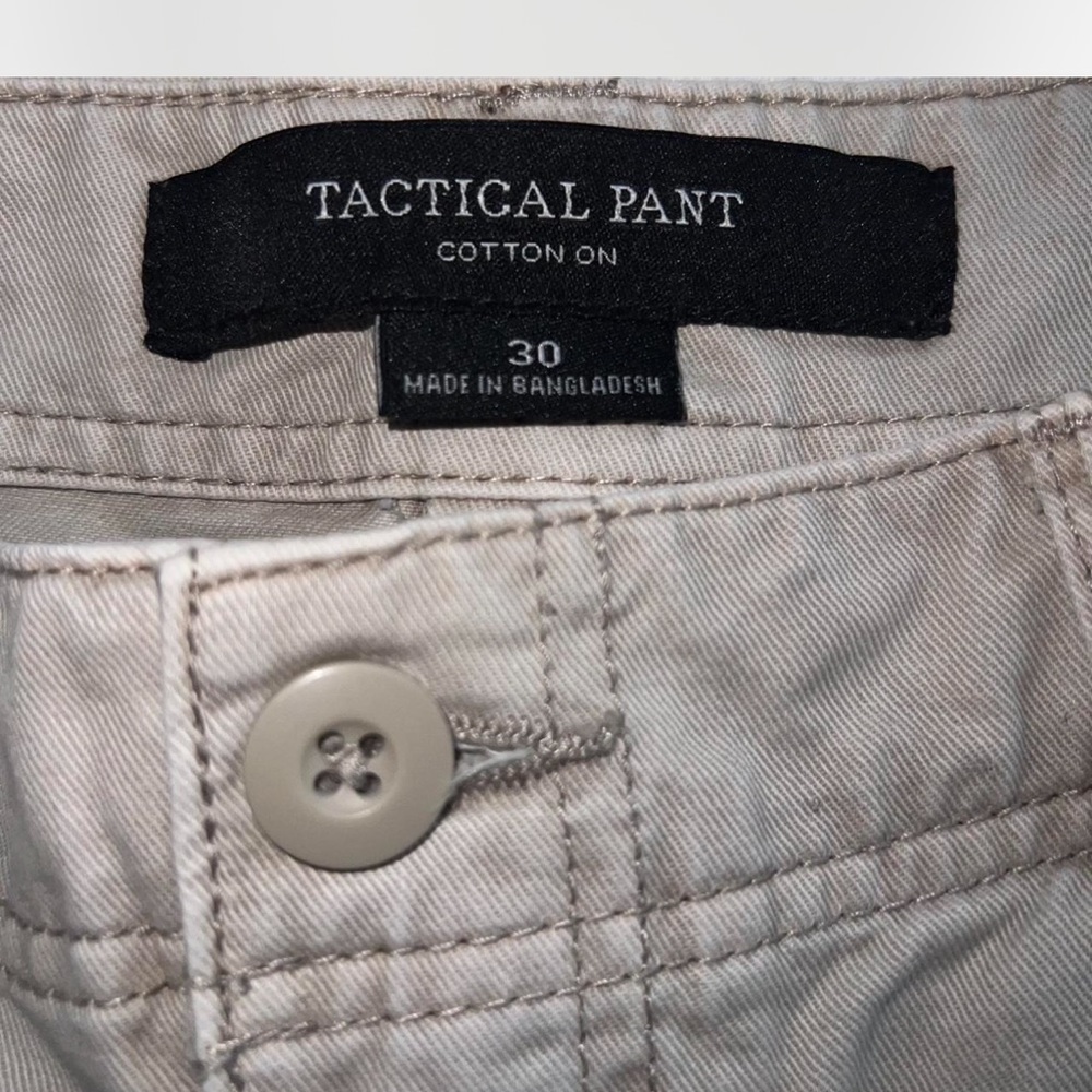 Cotton On Beige Tactical Pants